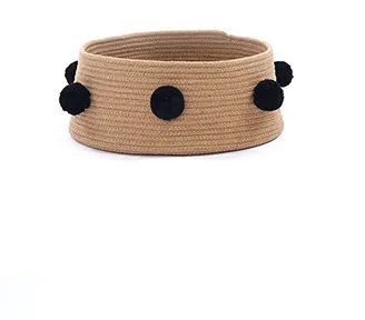 

Ins style drop shipping pet cat kitten puppy bed kennel soft cotton with ball mixed colors