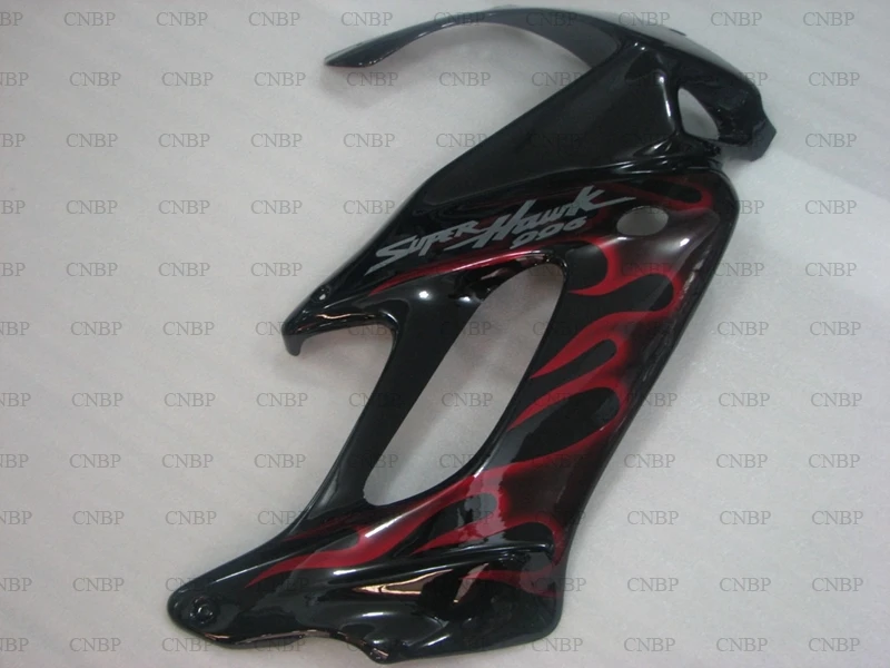 Для Honda VTR1000F 01 02 кузов VTR 1000F 1995 2005 Красный Черный пламя обтекатель наборы для 99 00