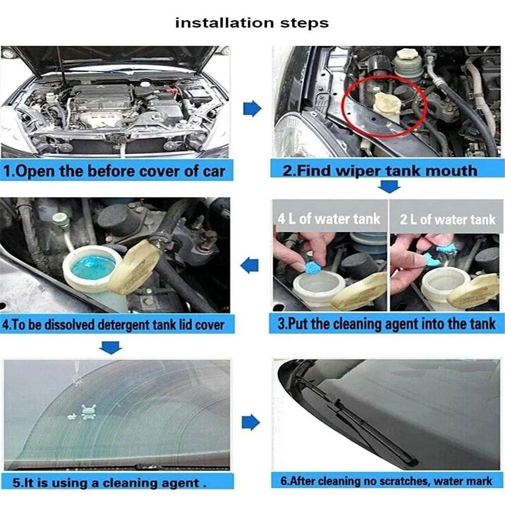 1 шт./6 шт. автомобильные Стеклоочистители|Губки тряпки и щетки| |