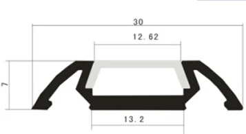 20PCS 1m length LED strip channel free DHL shipping led aluminum housing-Item No. LA-LP28 | Освещение