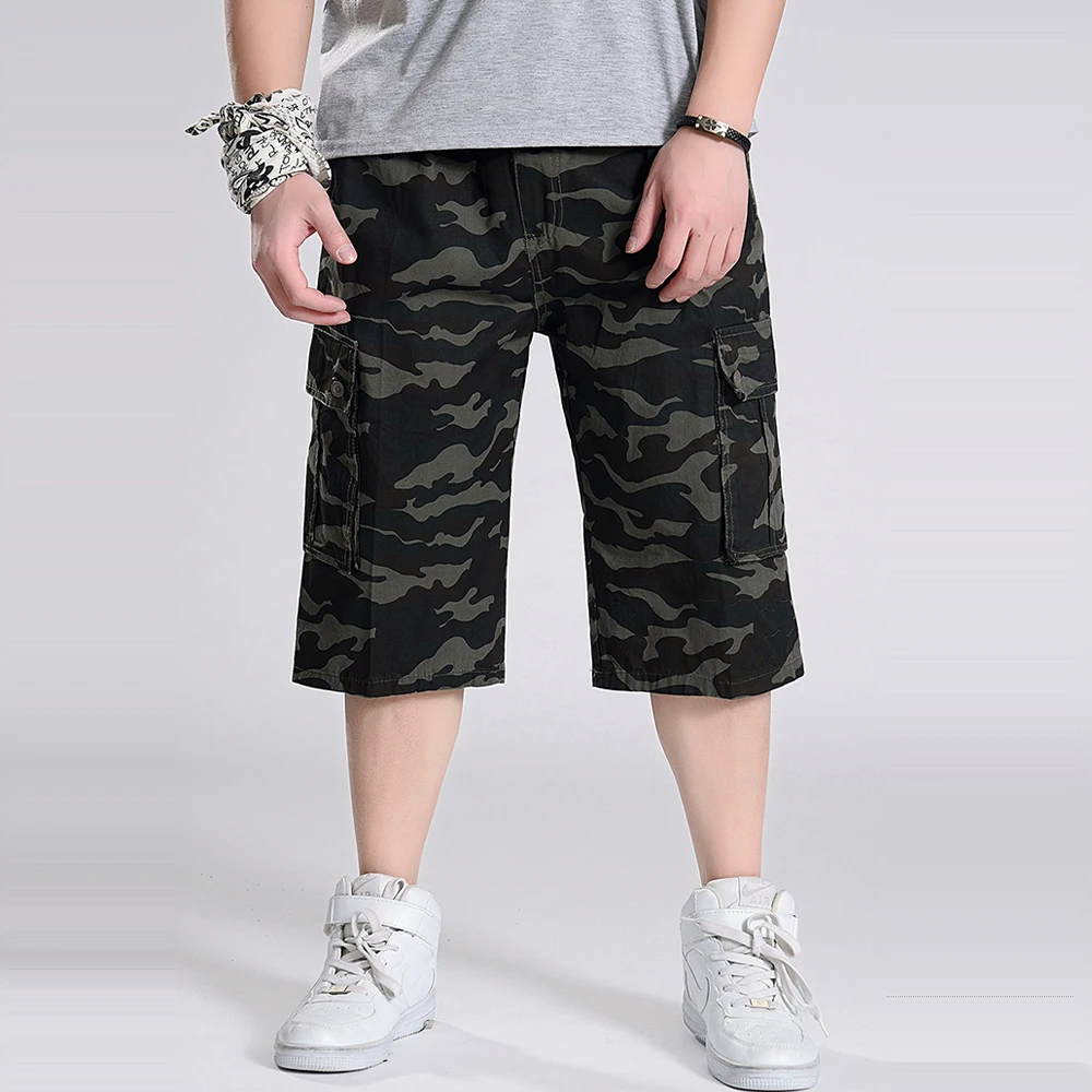 2019 хип хоп Мужская брендовая одежда для бега мужские шорты камуфляжные летние