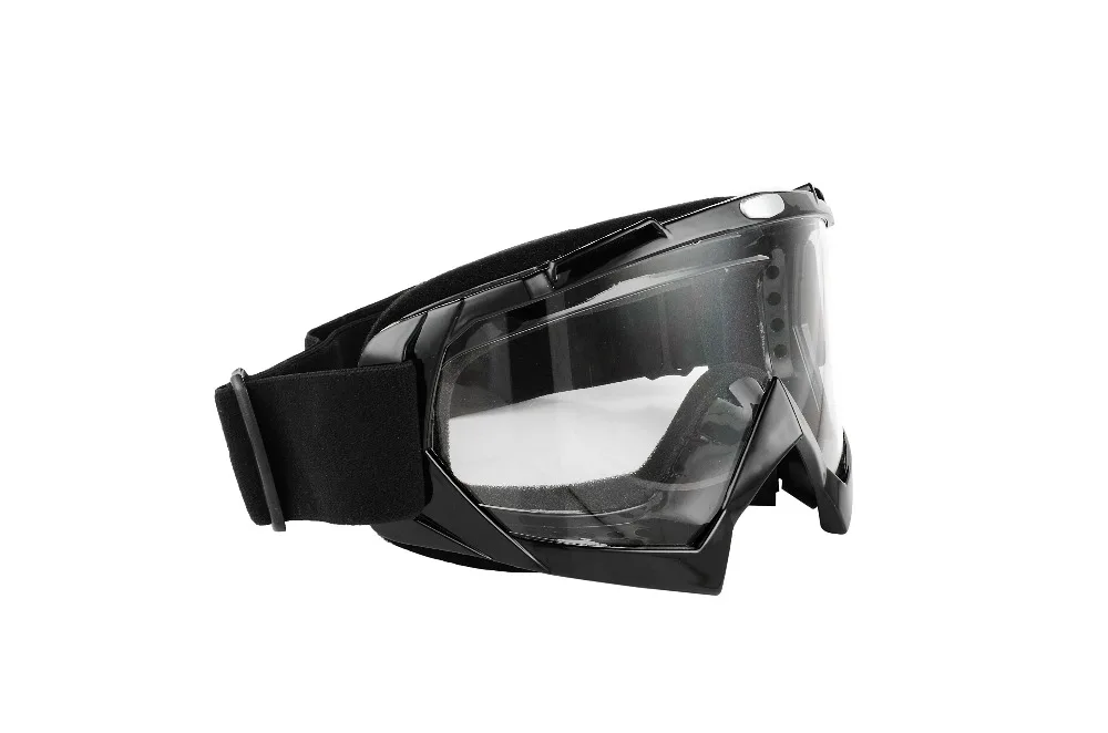 Мотокросс Лыжная Очки с носа гвардии темно серый серебристый принт спортивные