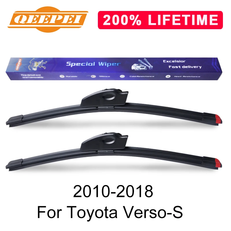 Сменные щетки стеклоочистителя QEEPEI для Toyota Verso S 2010 2018 автомобильные аксессуары