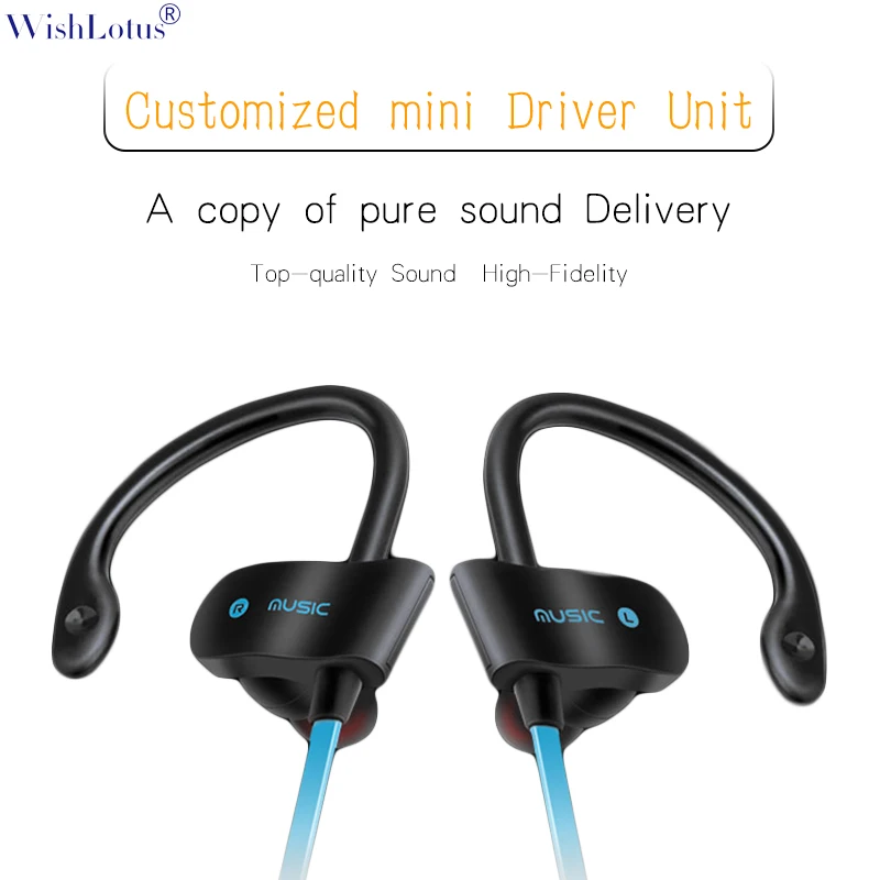 Спортивные наушники с Bluetooth V4.1 защита от пота 2 устройства подключение микрофон