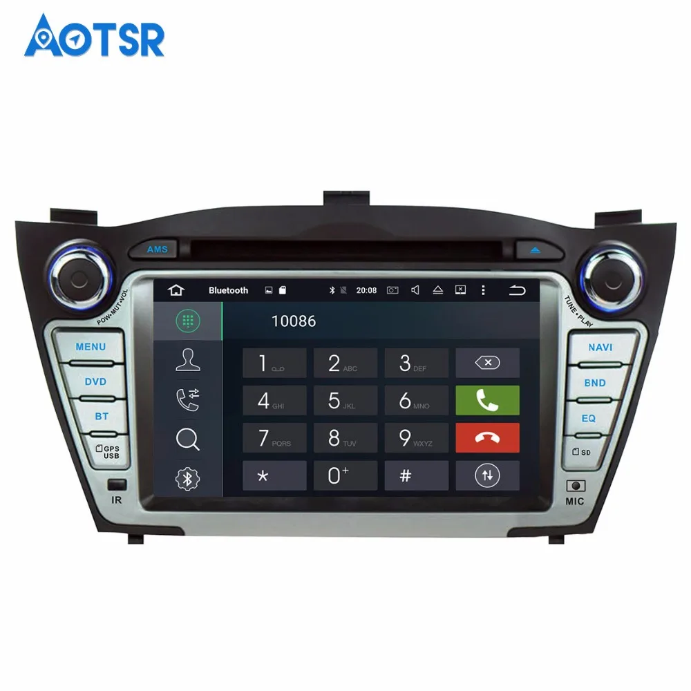 Android 8 1 автомобильный DVD CD плеер GPS навигация для Hyundai IX35 Tucson 2009-2015 мультимедийная