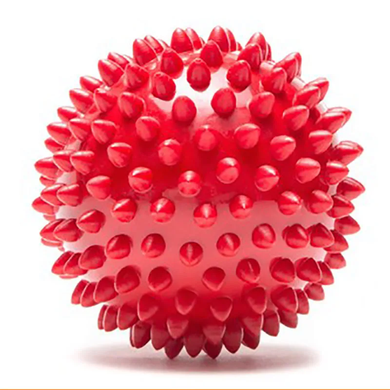 7.5cm6colorFitness ПВХ шарики для массажа рук подошвы Ежик сенсорный хват тренировочный