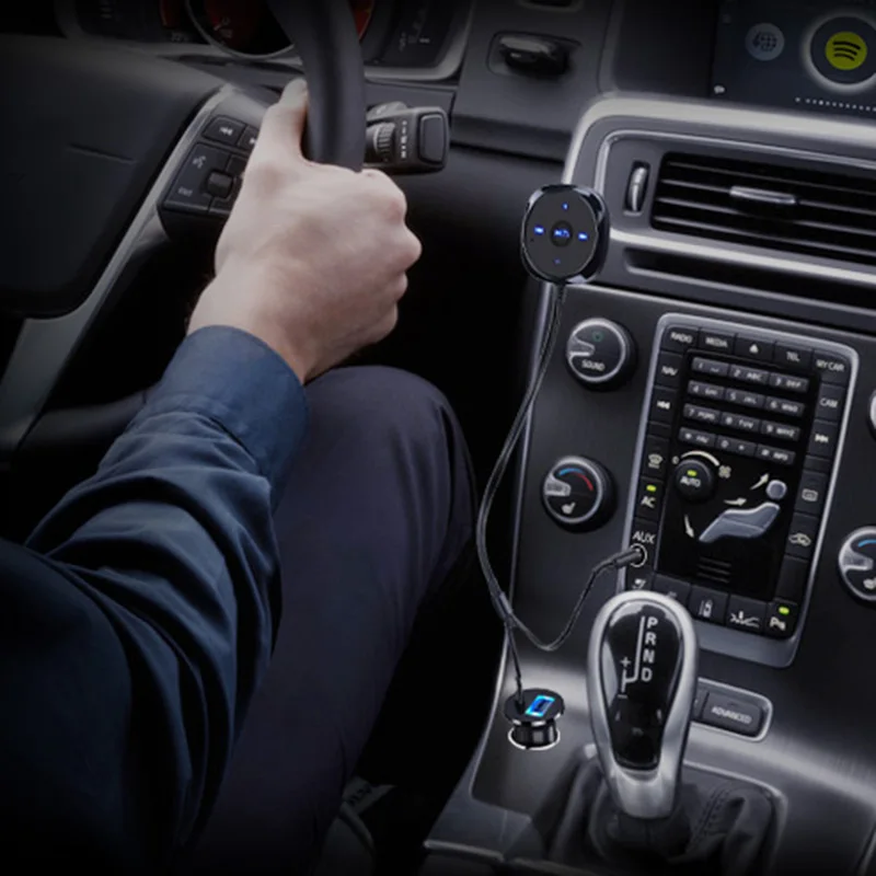 Автомобильный MP3-плеер AUX Bluetooth прикуриватель автомобильная аудиосистема Громкая
