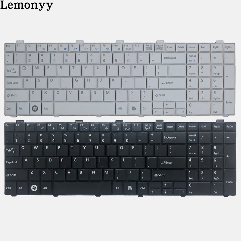 Новая американская клавиатура для Fujitsu Lifebook AH530 AH531 NH751 A530 A531 черная английская клавиатура для ноутбука