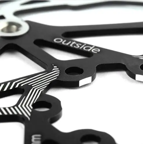 Ссветильник кие тормозные диски DECKAS для горного велосипеда плавающие колодки 160