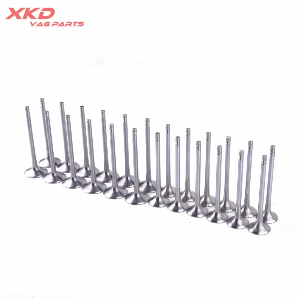 3.2L впускной и выпускной клапаны Набор для au-di A4 S4 A5 Q5 06E109601E 06D109611L 06E 109 601 E 06D 611 L