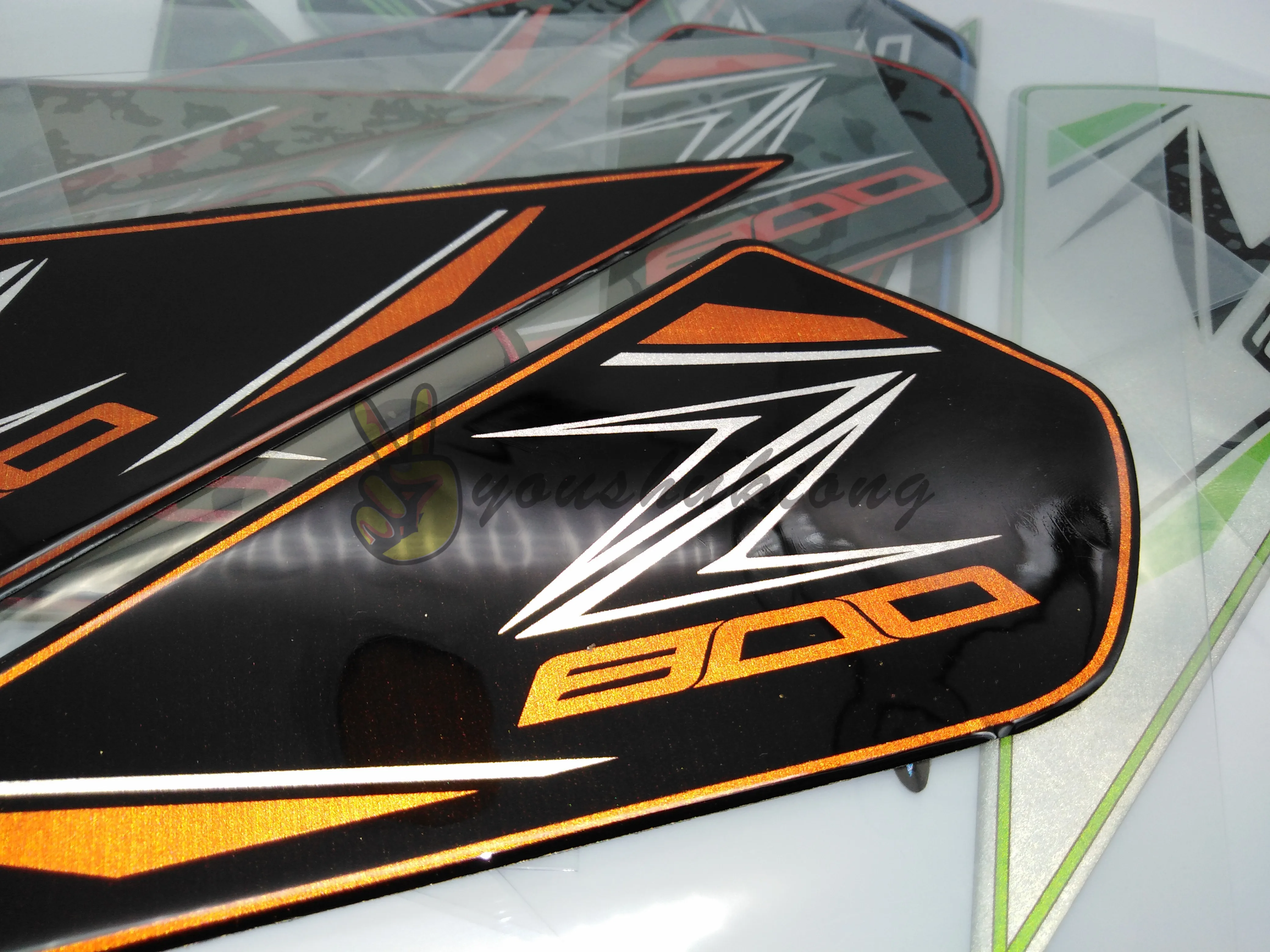 Наклейки наклейки подходят для велосипедов Танк Pad масло Z800 2013 2014 2015 2016 6 видов