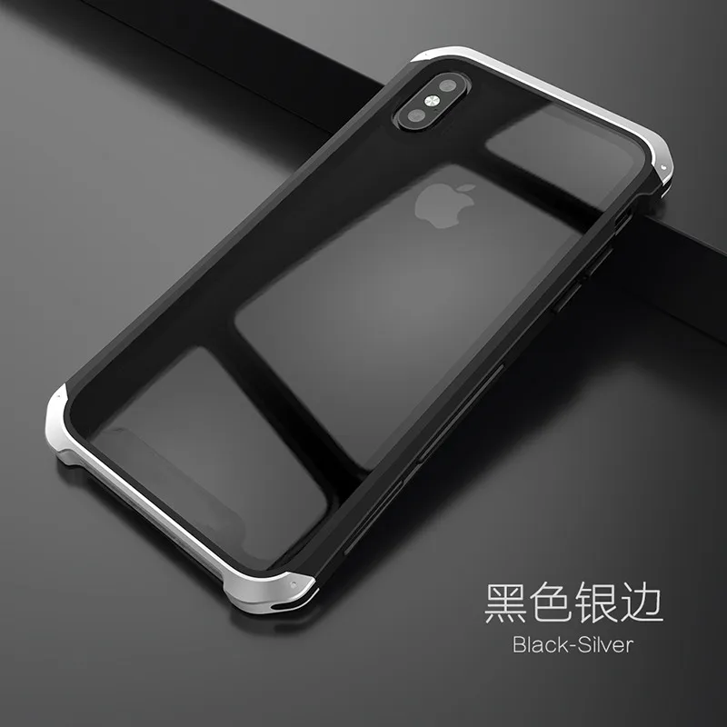 Soinmy противоударный металлический чехол для iPhone XR, чехол-броня, закаленное стекло, задняя крышка для iPhone 6, 7, 8 Plus, X, XS, XR, XS Max, роскошный чехол