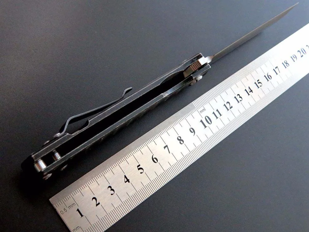 Высокая жесткость 60HRC EF97 D2 BladeTC4 ручка Открытый Отдых тактический складной Ножи