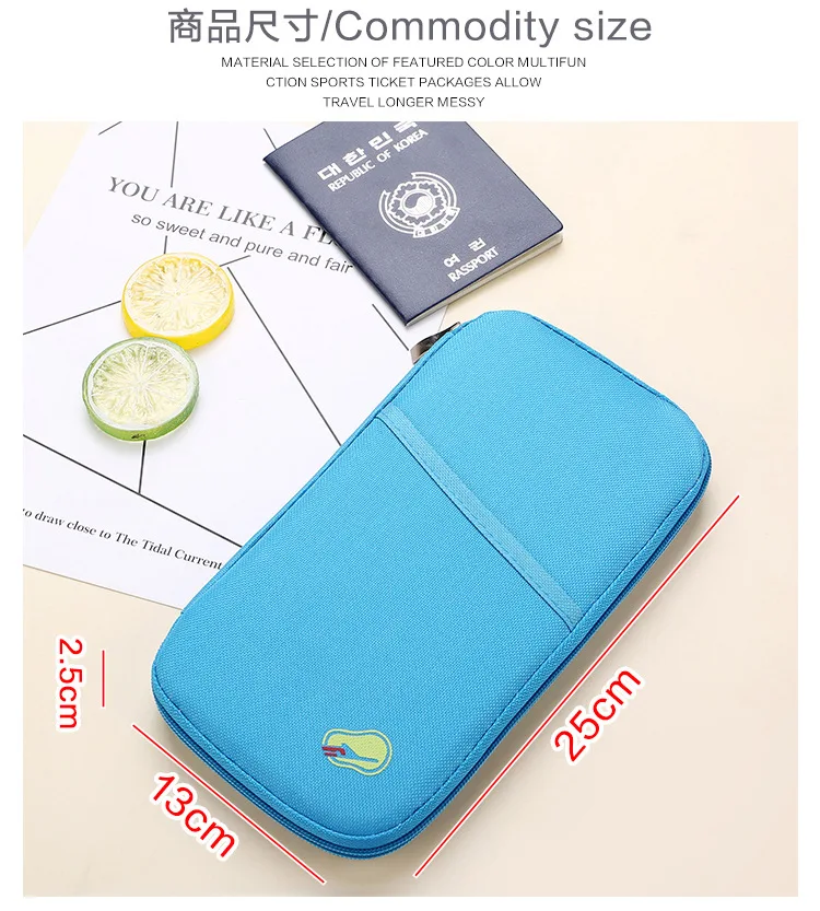 Многофункциональный дорожный Кошелек большая емкость Обложка на паспорт