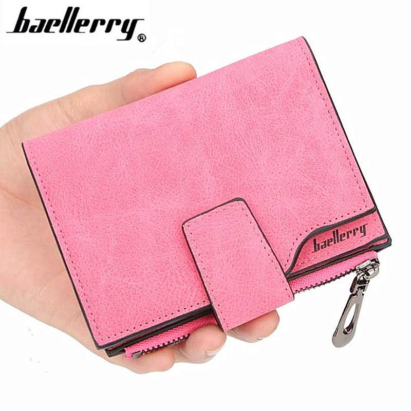 

Baellerry Hot Selling Women Wallets 9 Colors Soft quality Leather Wallet Women Coin Purse Female Clutch ID Credit Card Holder