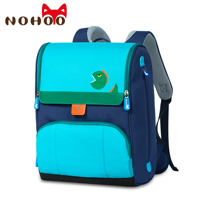 Детские ортопедические водонепроницаемые школьные рюкзаки NOHOO, сумка для книг для девочек 6-12 лет, школьные ранцы для мальчиков