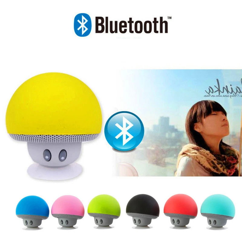 Мультяшный гриб прическа беспроводной Bluetooth динамик милый водонепроницаемый