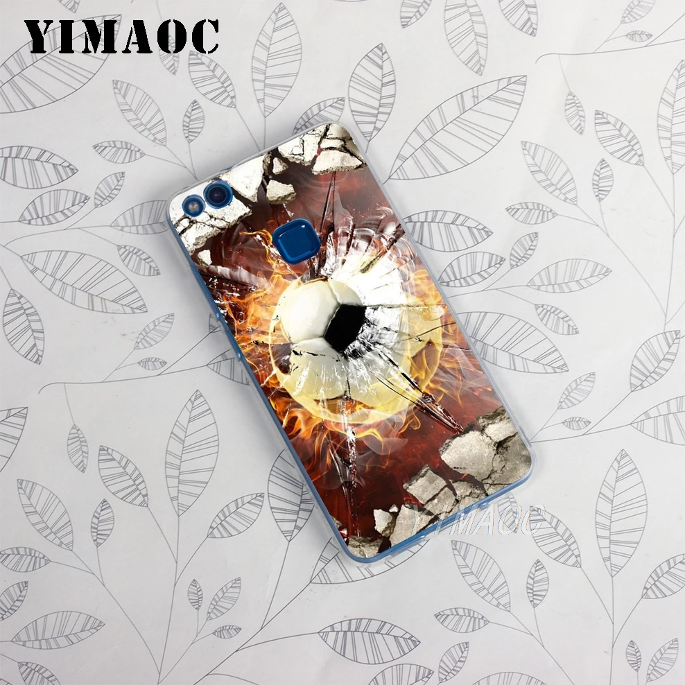 YIMAOC Футбол футбольный мяч мягкий чехол для huawei Honor 10 9 8X 8C 8 7C 7X 7A Pro 6A Lite Note10 Nova 3i 3 2i Y6