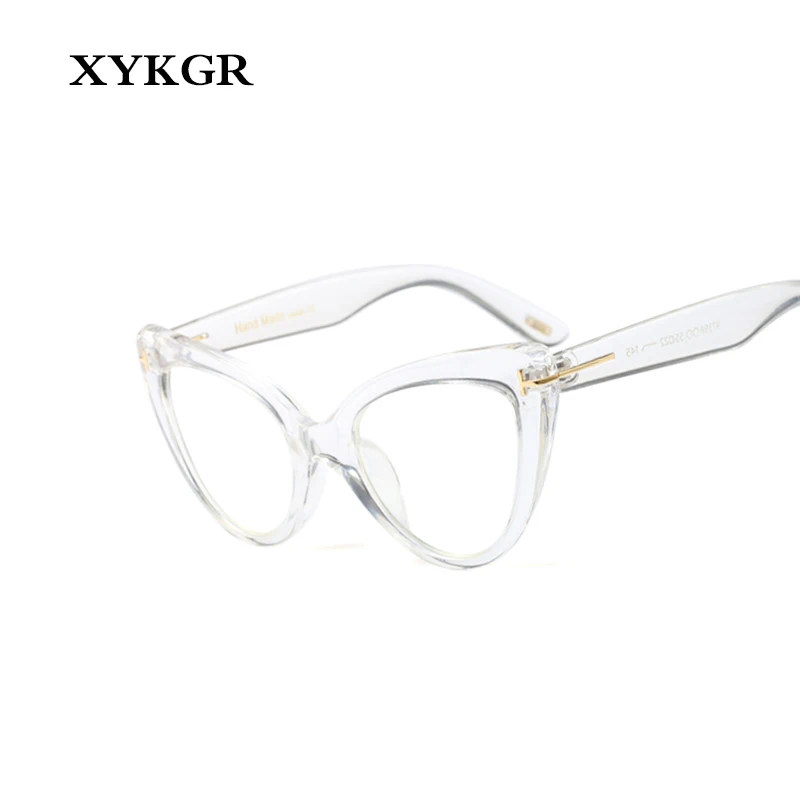 XYKGR, новинка, модные, индивидуальные, кошачьи глаза, трендовые, плоские, зеркальные, для девушек, оптические, компьютерные очки, оправа, для девушек, прозрачные линзы, очки