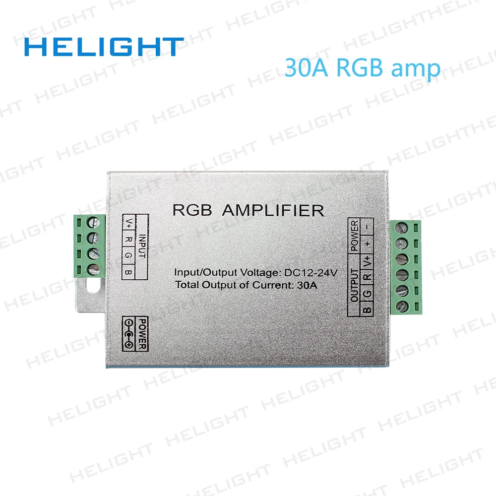 Светодиодный RGBW усилитель 12A 24a 30A светильник RGB PWM для светодиодный алюминиевый |