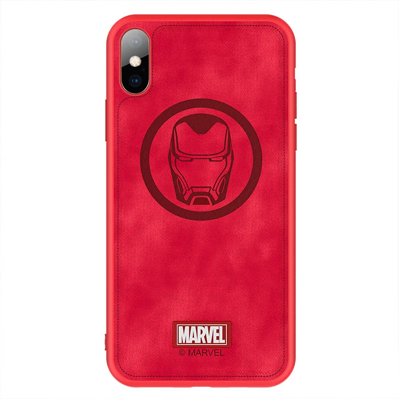 Чехол для iphone xr для iphone X XS XR XS MAX Марвел Капитан ткань Мстители Высокое качество задняя крышка Железный человек funda