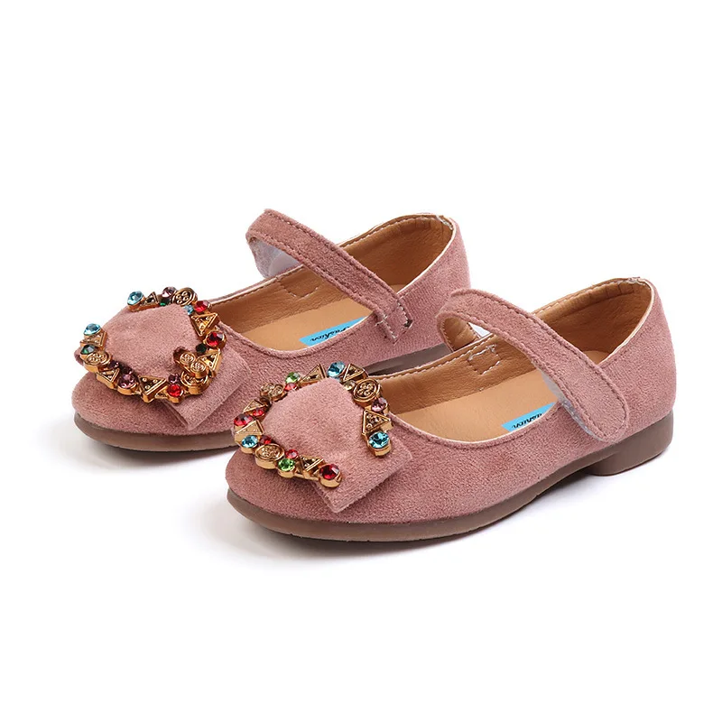 Новое поступление 2019 осень детская одежда с украшением в виде кристаллов туфли