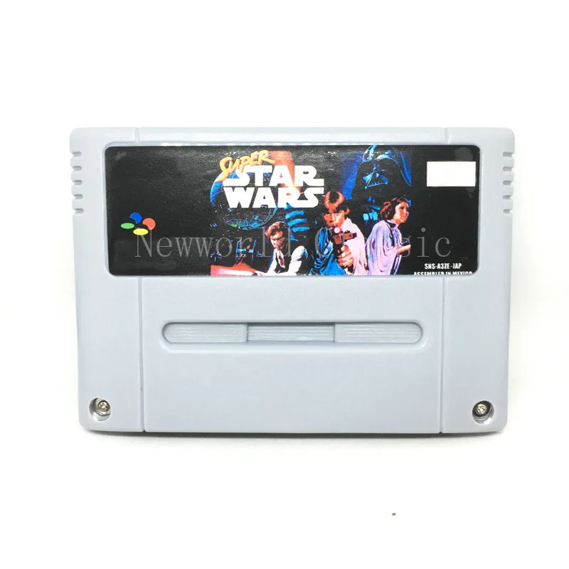 Видеоигра Super Star Wars для 16-битной большой игровой Картридж сборки карт консоли