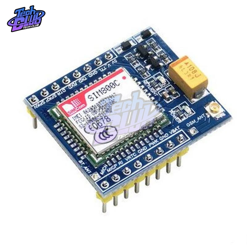 Модуль разработки SIM800C GSM / GPRS 5 В/3 3 в TTL IPEX с Bluetooth TTS для Arduino STM32 C51|Детали и