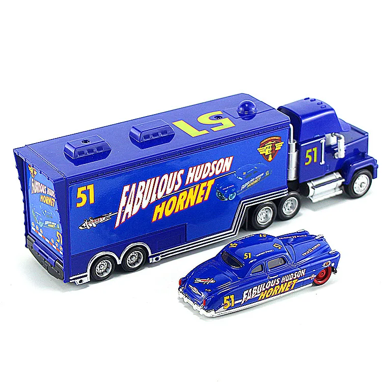Горячая Дисней Pixar Тачки 2 3 Mack игрушка Молния Маккуин Джексон шторм Mac UncleTruck King 1:55 литой металлический автомобиль игрушки для мальчиков и девочек