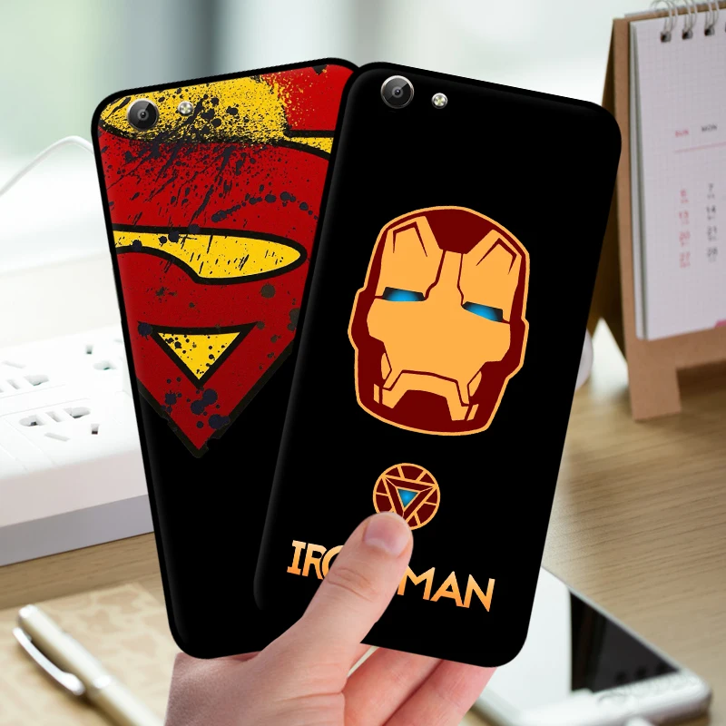 Чехол mosirui для vivo y71 силиконовый чехол мягкая оболочка Marvel Comics паук Железный Тор |
