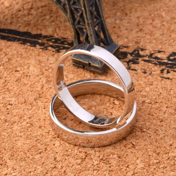 Мужские и женские парные кольца Almei недорогие серебряные Nuevos Anillos ювелирное