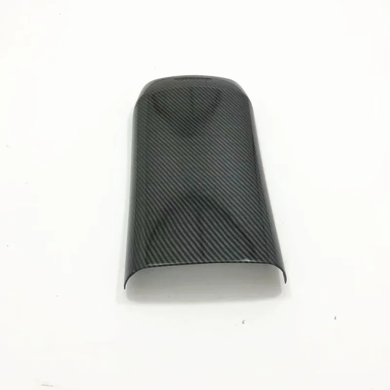 carbon fiber Для hyundai Kona Encino автомобильный Стайлинг подлокотник коробка kick-proof декоративный чехол с блестками Авто внутренние аксессуары 1 шт - Цвет: carbon fiber