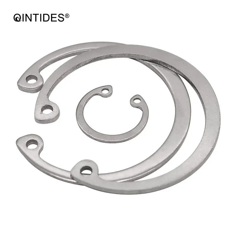 Qinstindes M52-M100 стопорное кольцо для отверстия стопорное кольцо для подшипника стопорное кольцо 304 зажимное кольцо из нержавеющей стали M55 M60 M70 M80 M90