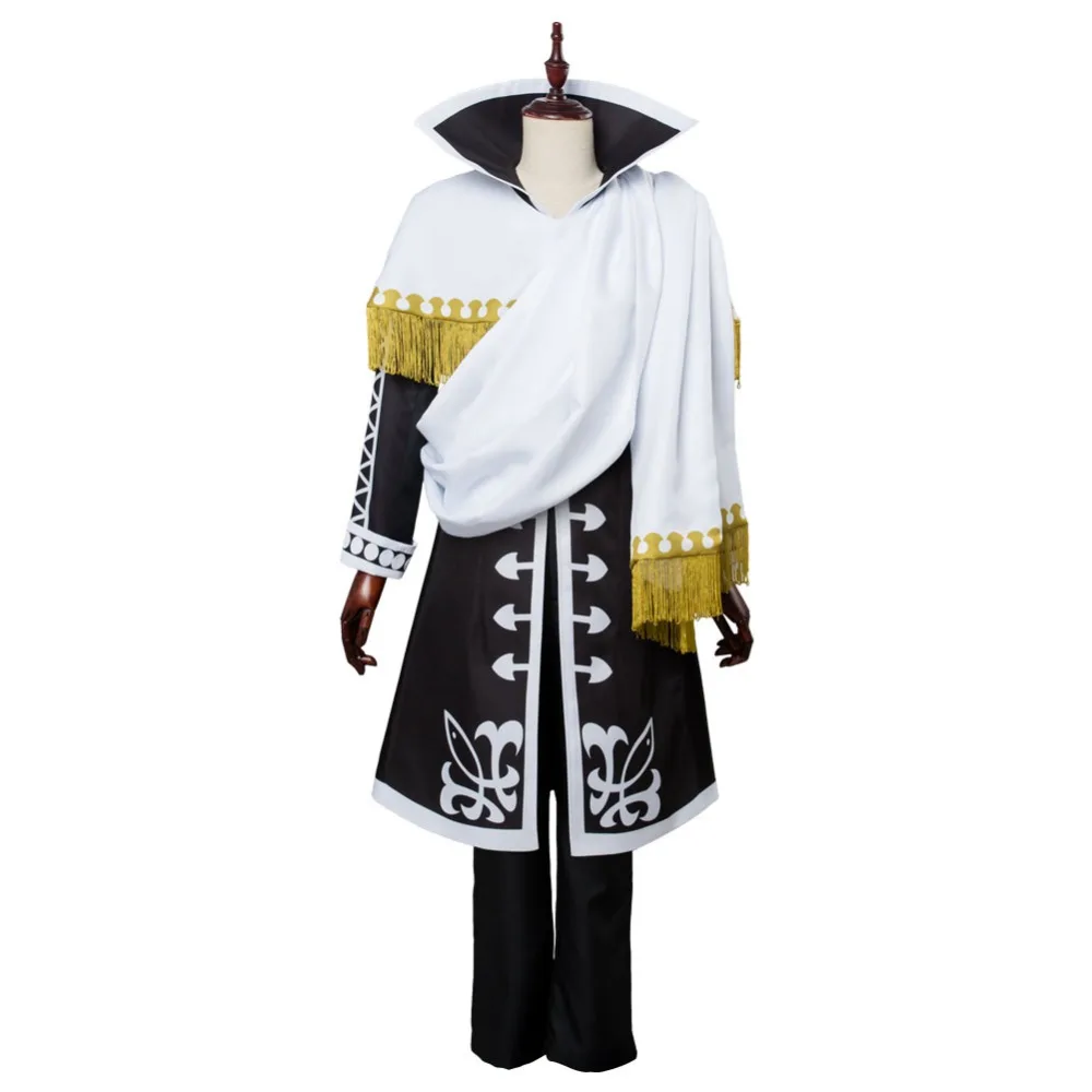 Аниме Fairy Tail Косплэй Zeref Dragneel косплей костюм сезон 5 Императорский наряд униформа