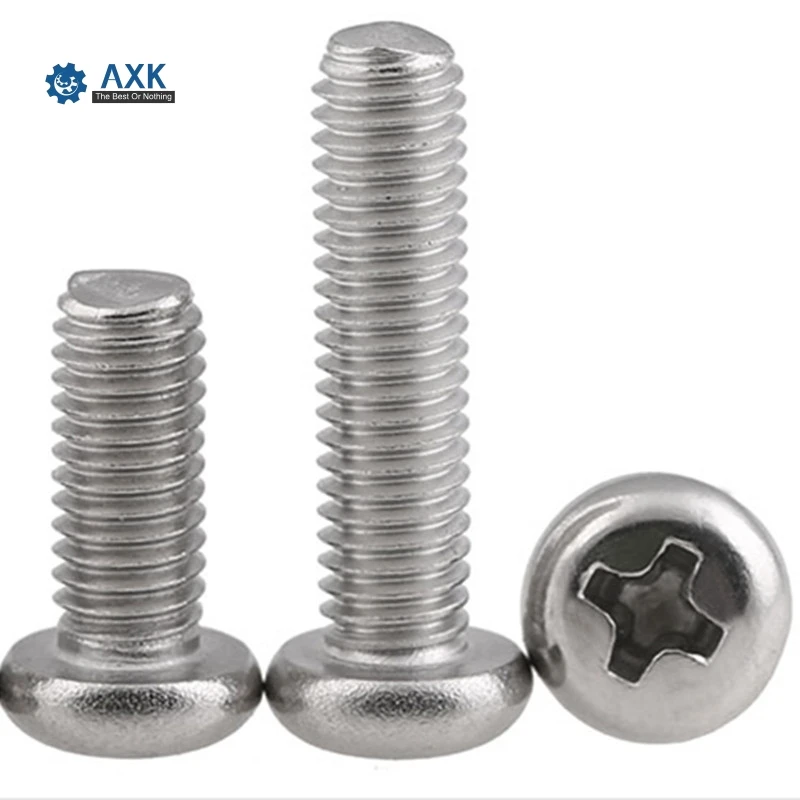 500 шт M3 круглая головка машины никелевые винты с покрытием электронные GB818 |