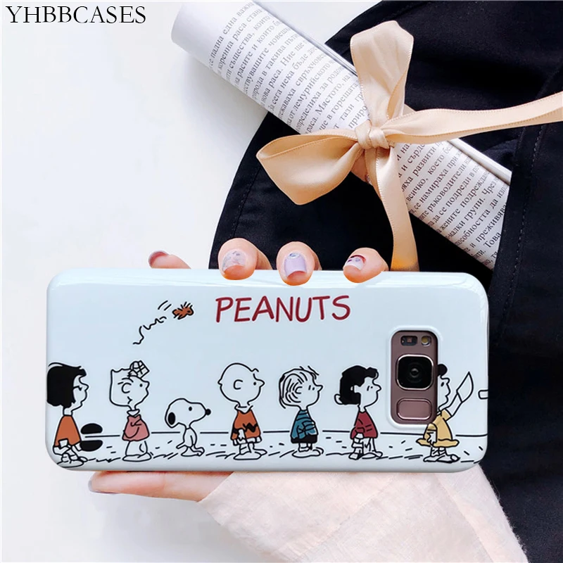 Чехлы YHBBCASES для Samsung S10 Plus милые Мультяшные мягкие силиконовые чехлы с арахисом