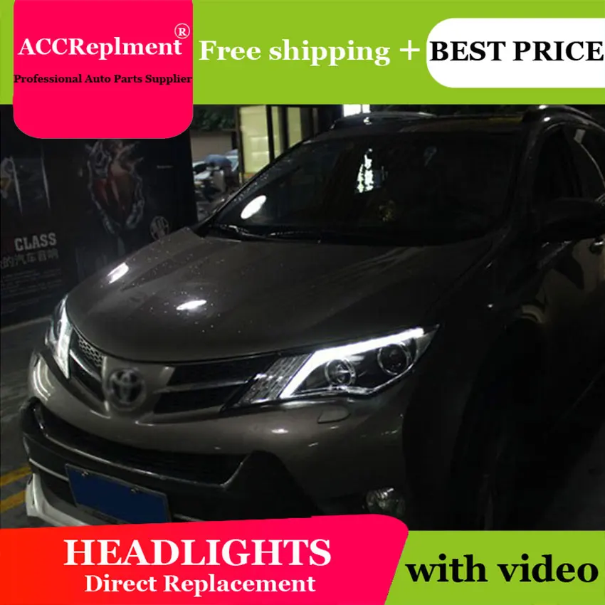 Авто. PRO для toyota RAV4 светодиодный ксеноновые фары стайлинга автомобилей 2013-2015 bi xenon