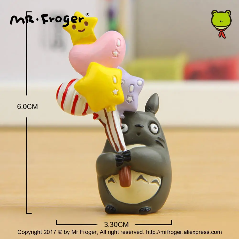Mr. Froger Японские Аниме фигурки парк развлечений мини-украшения для сада