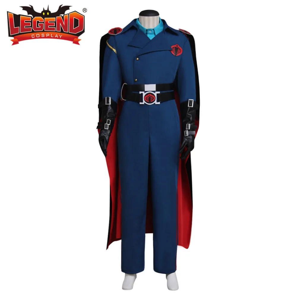 G.I. Костюм Джо: подъем кобры для косплея Кобра командир костюм взрослых на