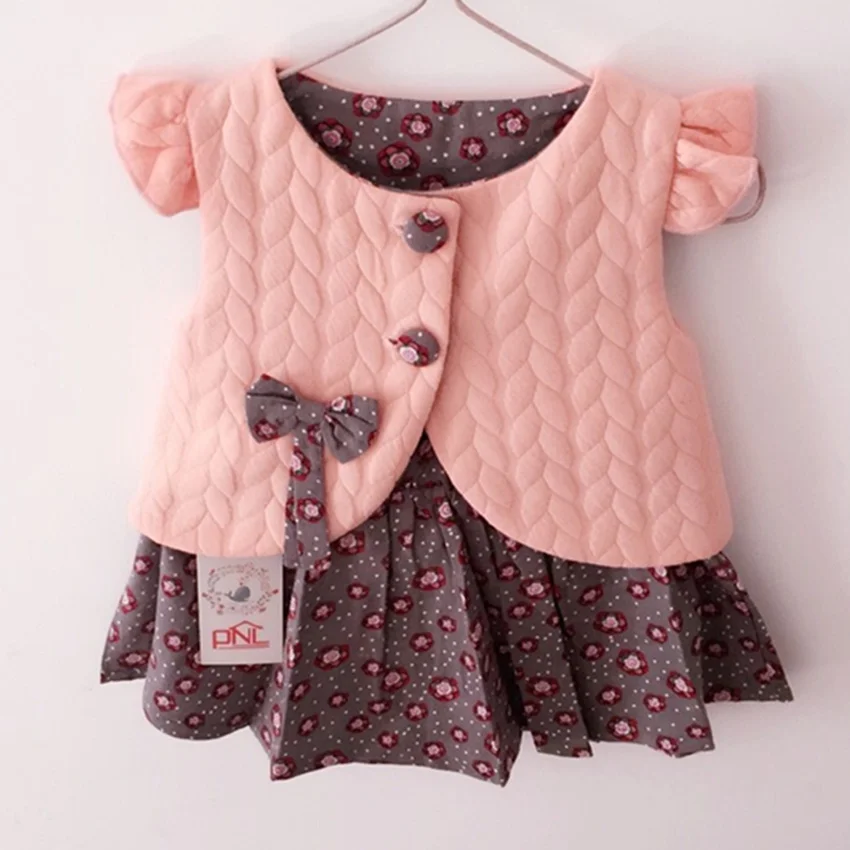 Новинка 2020 весенние хлопковые платья для маленьких девочек детская одежда без