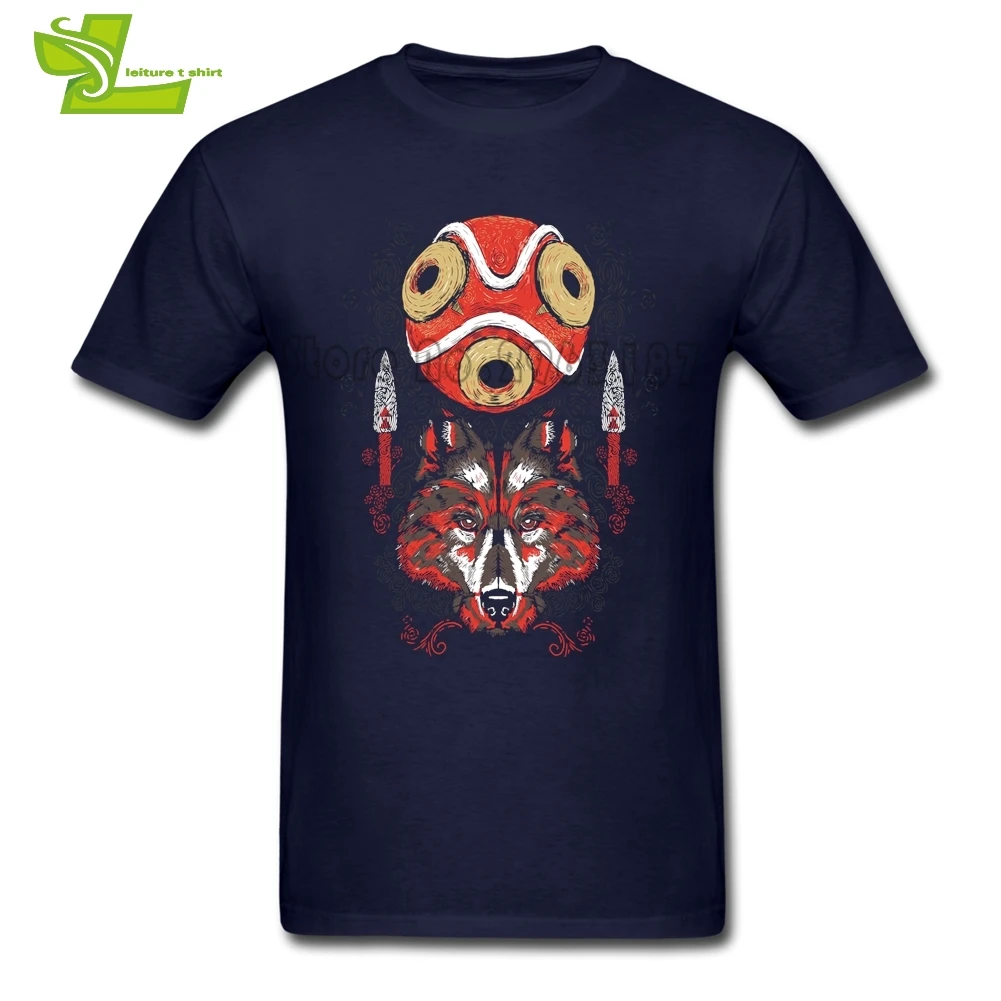 Мужская футболка Mononoke с коротким рукавом 100% хлопок под заказ | одежда