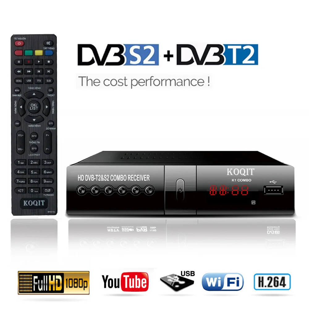 DVB-T2 DVB-S2 комбо цифрового ТВ коробка DVBT2 Европа скам Cline для Испании спутниковый ресивер DVB T2 Youtube finder IP tv m3u