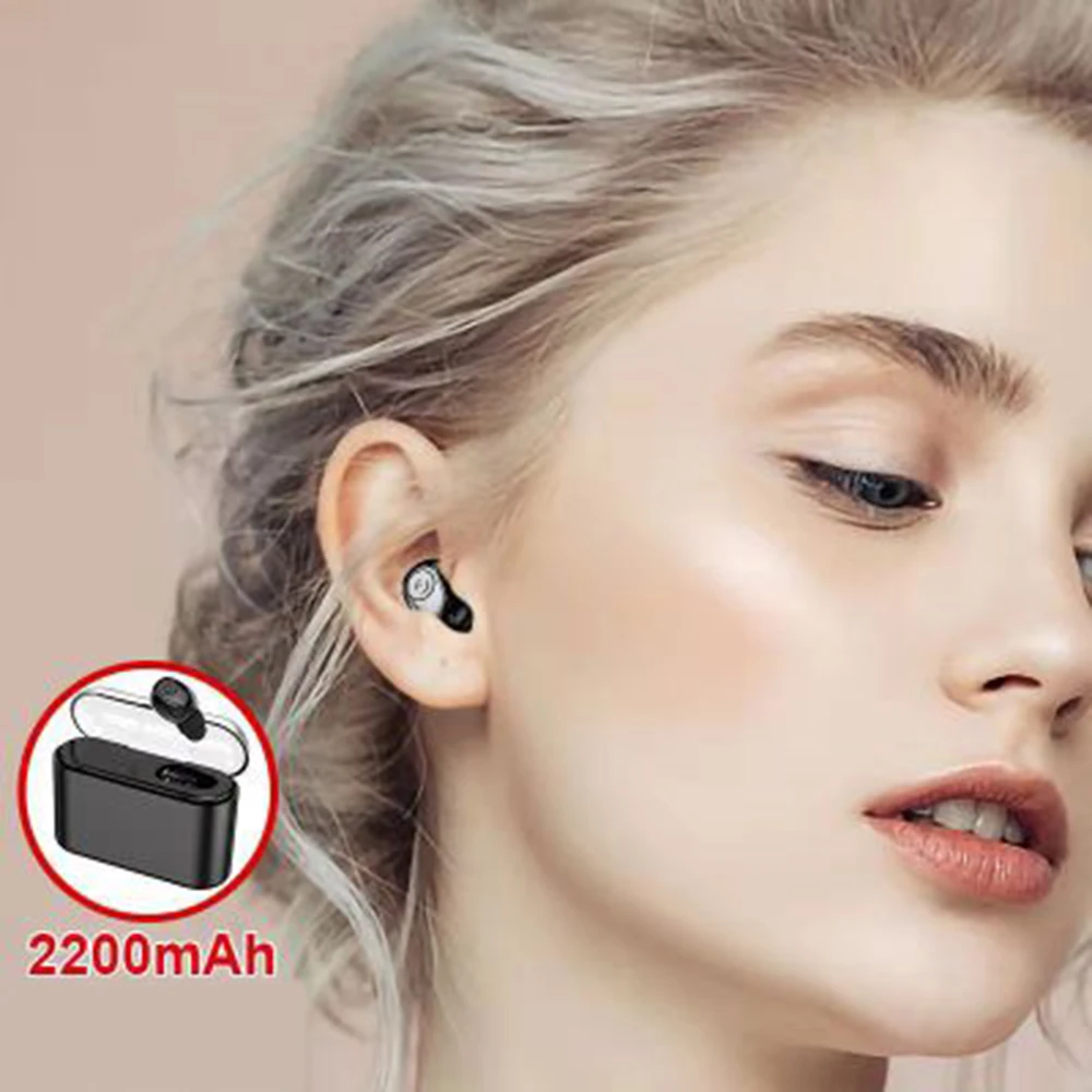 X8 портативная беспроводная Bluetooth гарнитура со встроенным внешним аккумулятором