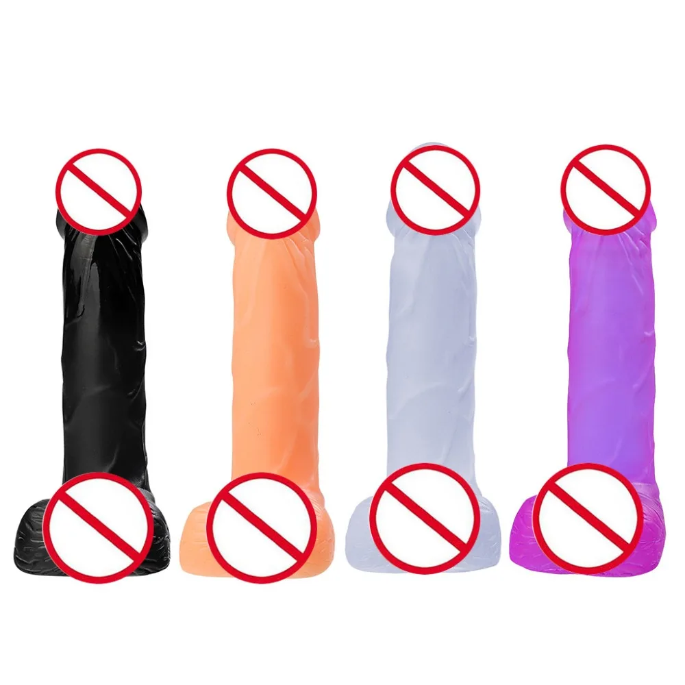 Массажер фаллоимитатор на присоске мастурбатор массажер Вагина