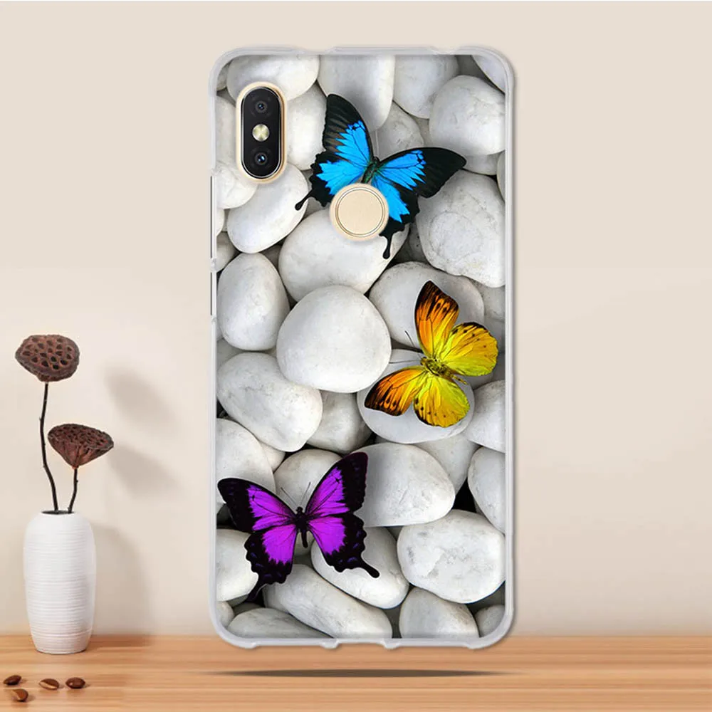 Чехол для Xiaomi Redmi S2 силиконовый мягкий чехол из ТПУ объемный телефона Y2