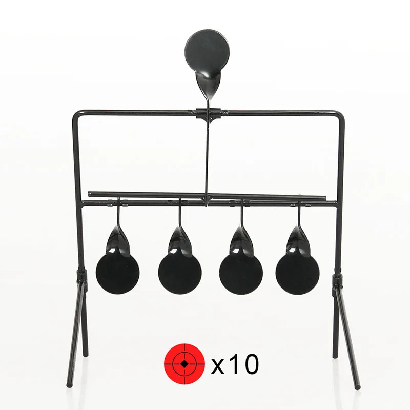 Новая цель для стрельбы 4 цели автоматический сброс вращающаяся наружная