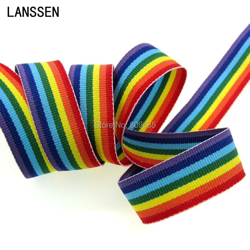 Лента разноцветная для шитья 5 ярдов 3/4 дюйма 2 0 см|striped ribbon|ribbon handmadehandmade sewing |