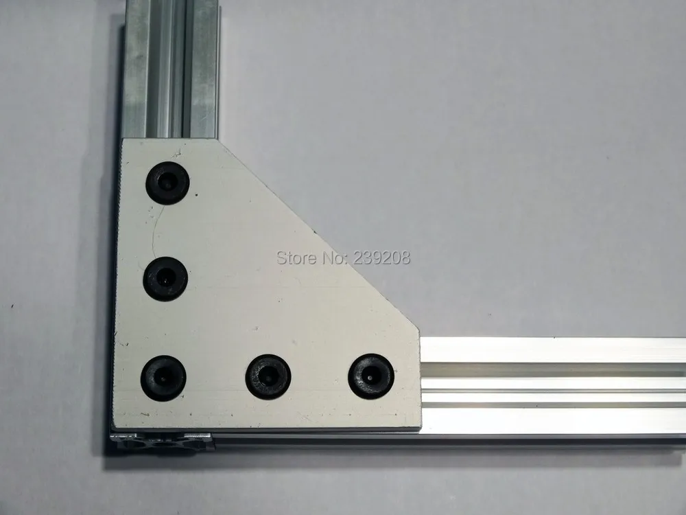 5 отверстий 90 градусов соединяющая пластина алюминиевый CNC подвергая