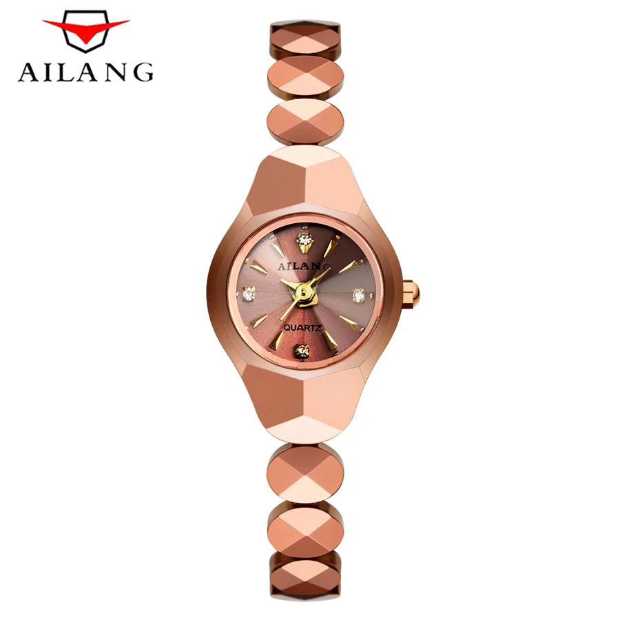 

New Brand AILANG Fashion Rose gold Women Watches 50M Waterproof Ladies Quartz Watch Women Wristwatches relogio masculino 2017
