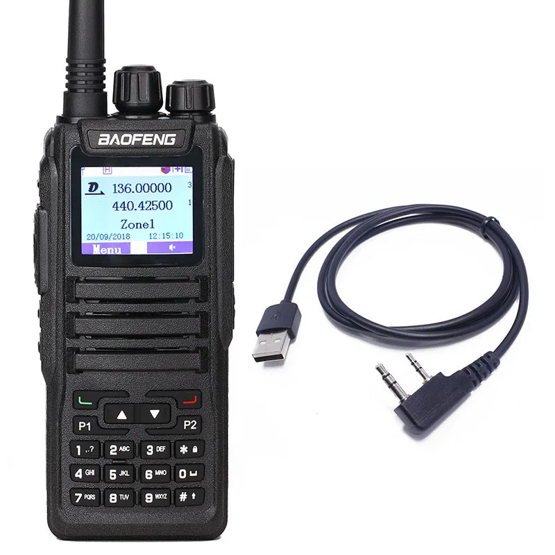 Портативная рация Baofeng DM-1701 DMR с двойным временным интервалом цифровая Tier1 и 2 DM1701